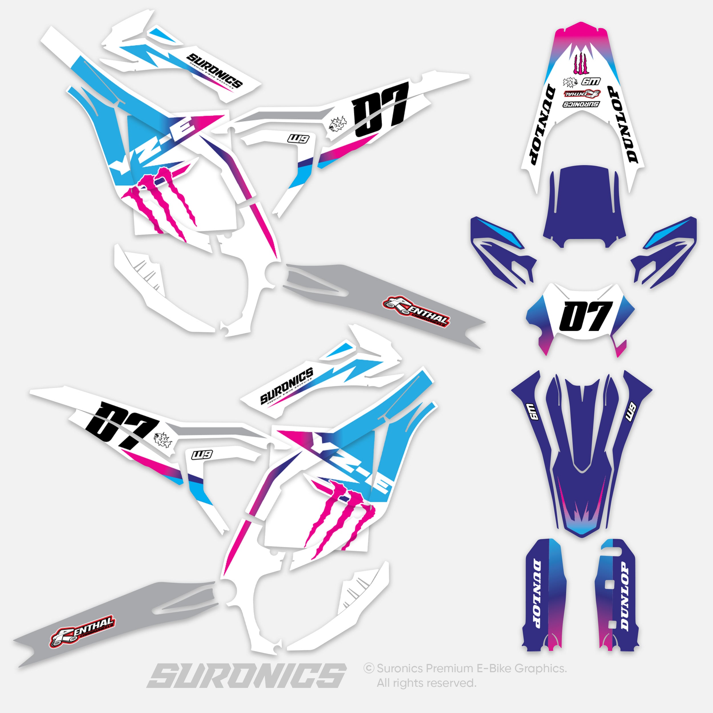 CUSTOM: BME SHAD Ultra Bee Graphics kit