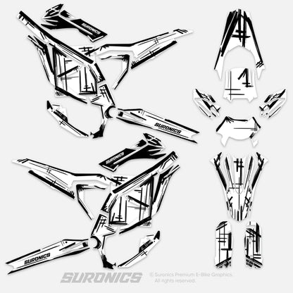 MARKER WHITE Surron Ultra Bee Graphics kit