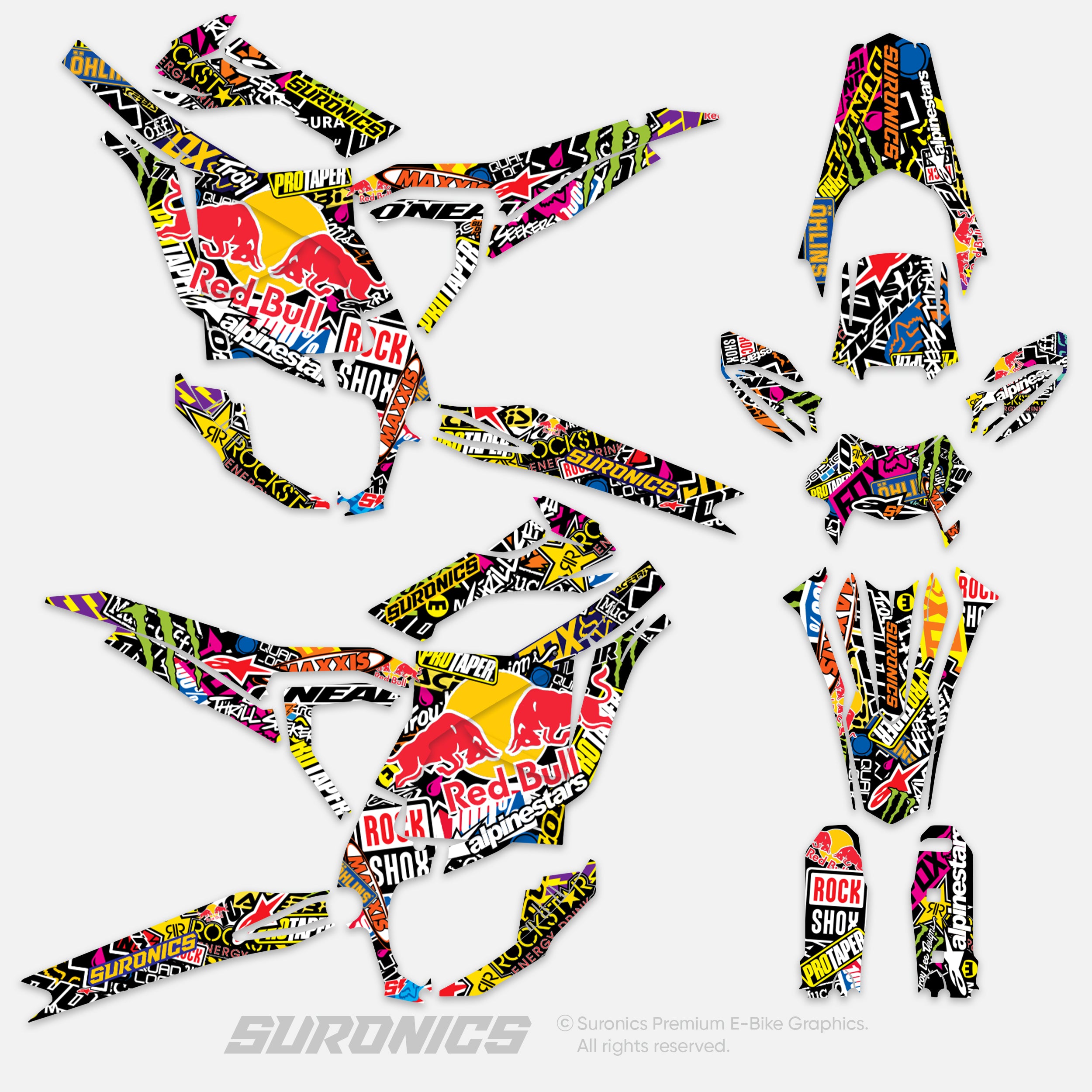 STICKY ORIGINAL Surron Ultra Bee Graphics kit