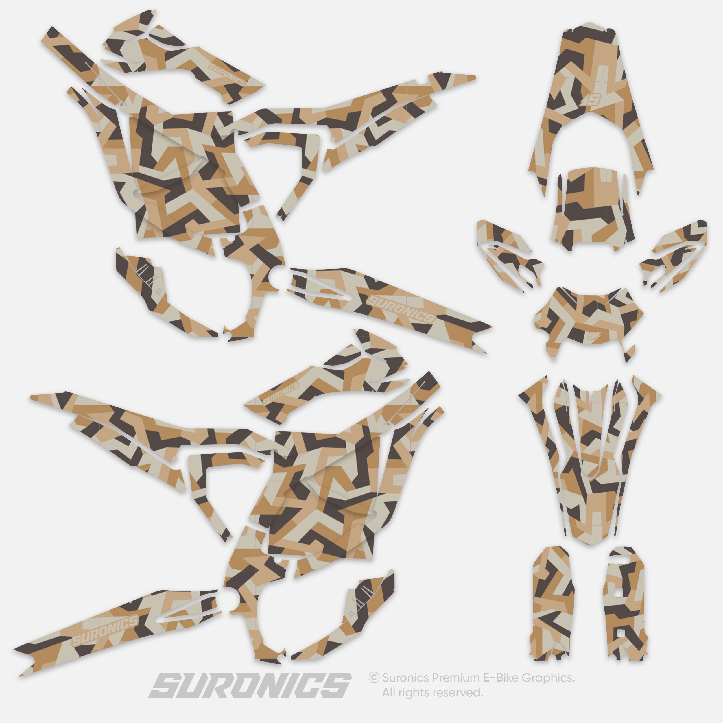 CAMOX SAND Surron Ultra Bee Graphics kit